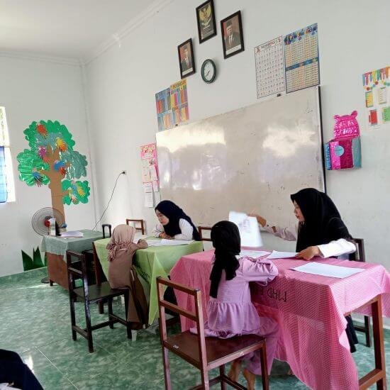 Seleksi Penerimaan Siswa Baru MTs Syarifah Yayasan Haji Anif Desa Gambus Laut