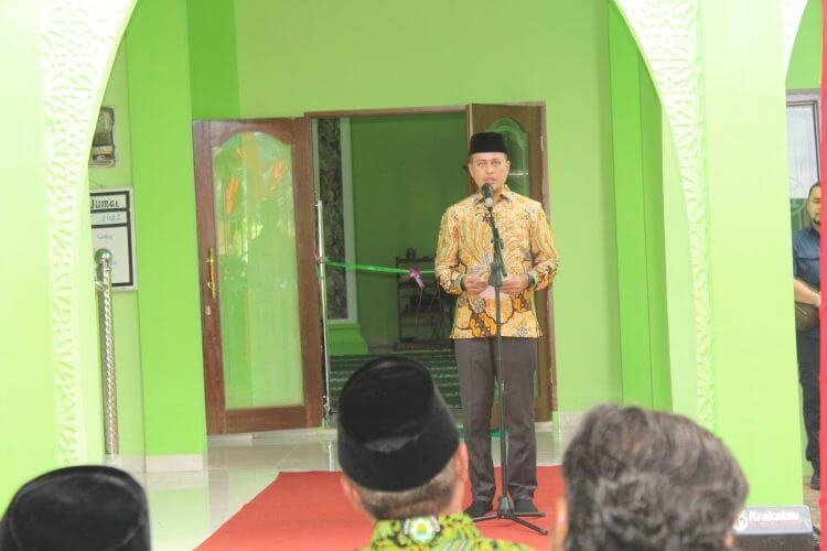 Bapak H. Musa Rajekshah Meresmikan Masjid Al-Musannif Ke-26 Di Panyabungan Barat