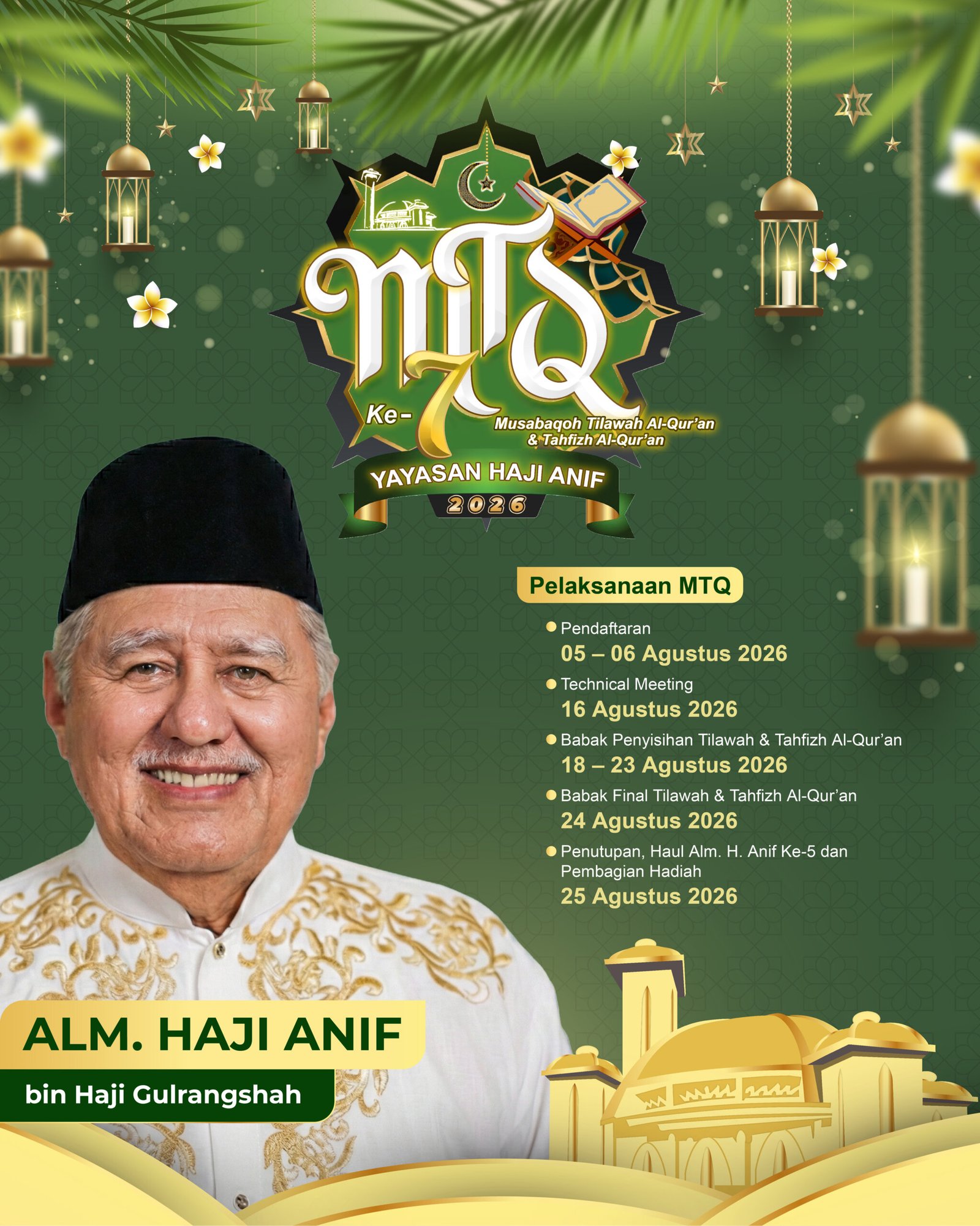 Pendaftaran MTQ YHA Ke-7 Tahun 2026 Kembali Dibuka